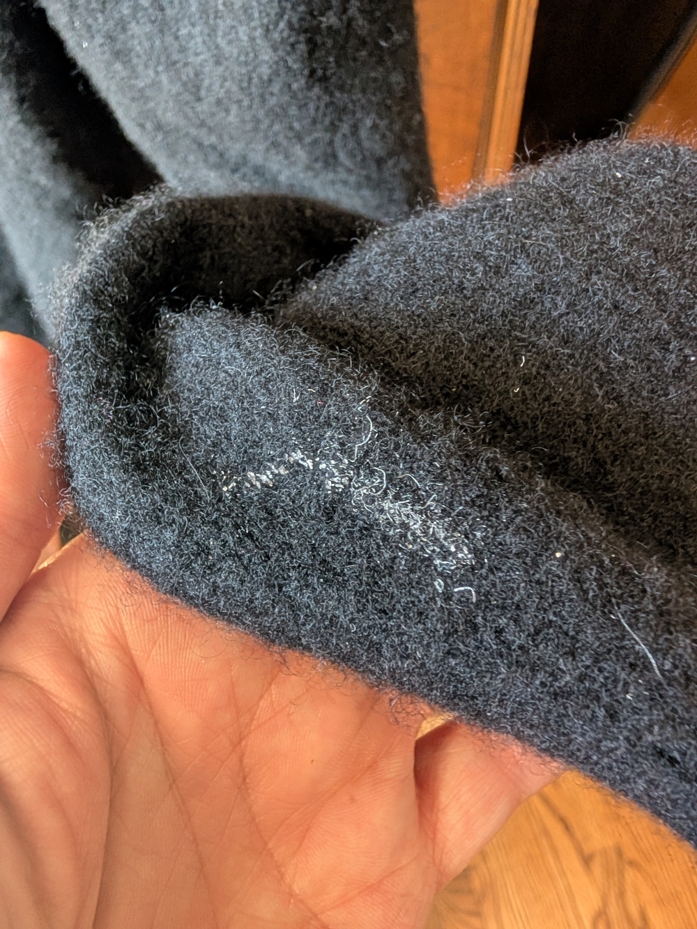 Saks Fifth Avenue Men's Black Half-Zip Sweater - Picture 3 of 6